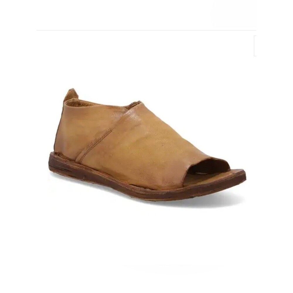 A.S.98 Reiley Sandal Open-Toe Leather Sandals Tan EU 37 US 7 Edgy Granola Girl